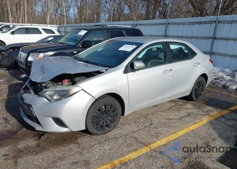 2014 Toyota Corolla Le из США, поврежденный, VIN 2T1BURHE4EC211653
